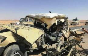 مصرع واصابة 12 منتسباً بحادث سير في الانبار
