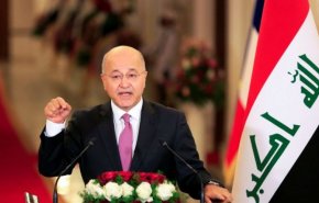 الرئيس العراقي يتلقى اتصالين هاتفيين من امير قطر والرئيس المصري