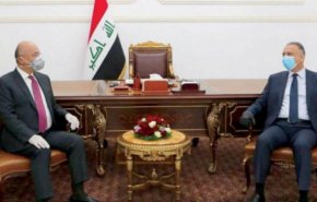 صالح والكاظمي يؤكدان دعم الحوار لحسم المسائل العالقة في العراق