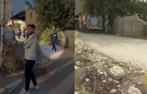 تلاش ابوعاقله برای فرار از گلوله صهیونیست‌ها + ویدئو