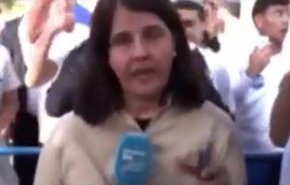 ویدیو/ حمله صهیونیستهای افراطی به خبرنگار فرانس ۲۴ در حین پخش زنده