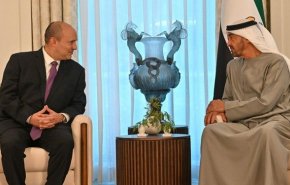 دیدار نخست وزیر رژیم صهیونیستی با رئیس امارات