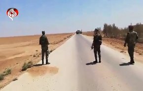الجيش السوري يعترض رتلا أمريكيا في ريف الحسكة (فيديو)
