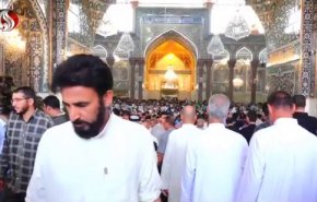 جموع كبيرة من الزائرين لكربلاء المقدسة لزيارة الإمام الحسين (ع)