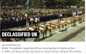 بريطانيا دعمت جريمة إسقاط اميركا طائرة ركّاب ايرانية