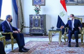 وزیر خارجه روسیه با رئیس جمهوری مصر دیدار کرد