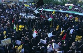 بالفيديو.. وقفة تضامنية مع الشعب الفسطيني في طهران 