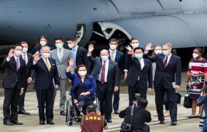 بعد زيارة بيلوسي المثيرة.. وفد من الكونغرس الأميركي يصل تايوان!
