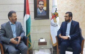 دیدار مشاور سیاسی سفارت ایران در لبنان با نماینده جهاد اسلامی فلسطین