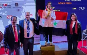 شيماء سكر تحرز ذهبية لسورية في بطولة آسيا للقوة البدنية