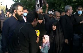 رسالة طفلة ايرانية مشاركة في المسيرات الحاشدة الى أعداء الوطن     