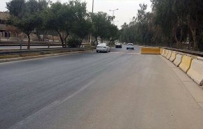 برچیدن موانع بتنی از منطقه سبز و خیابان های اصلی در مرکز بغداد