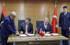 توقيع اتفاقيتين عسكريتين بين حكومة الدبيبة وتركيا