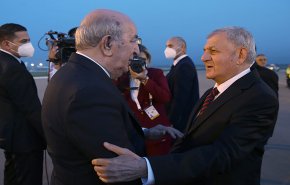 رئيس جمهورية العراق يصل إلى الجزائر