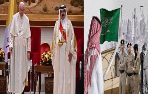 البابا ضيف نظام البحرين المنتهك لحقوق الانسان وإعدامات جماعية في السعودية 