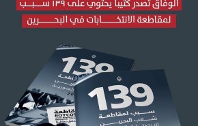 الوفاق تعلن 139 سببا لمقاطعة الانتخابات الصورية في البحرين