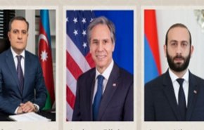 اجتماع وزيري خارجية أرمينيا وأذربيجان مع بلينكن بواشنطن 