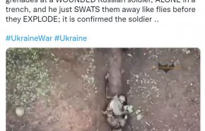 نجات معجزه آسای یک سرباز روس پنهان شده در سنگر