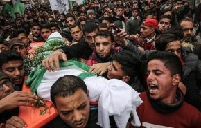 شهادت یک فلسطینی به ضرب گلوله نظامیان صهیونیست در نابلس