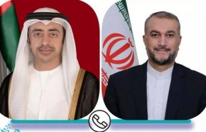 گزارش اینستاگرامی امیرعبداللهیان از گفتگوی تلفنی با وزیر امور خارجه امارات
