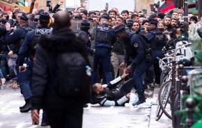 شورش در نزدیکی محل تیراندازی پاریس+فیلم