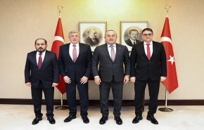 وزير خارجية تركيا يلتقي وفدا عن الائتلاف السوري المعارض