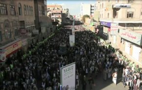 شاهد .. مسيرات في صنعاء تحت عنوان 'الحصار حرب'