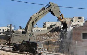 رژیم صهیونیستی مراکز تجاری فلسطینیان را در قدس اشغالی تخریب کرد+فیلم