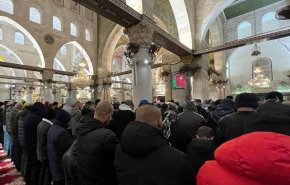 هزاران فلسطینی نماز صبح را در مسجدالاقصی و مسجد ابراهیمی اقامه کردند