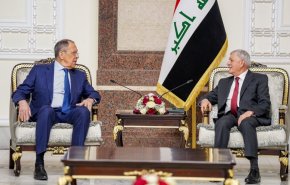 الرئيس العراقي يستقبل وزير الخارجية الروسي في بغداد