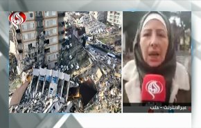 مرسلة العالم تتحدث عن هول اللحظات الأولى من الزلزال في حلب