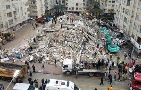 فیلمی وحشتناک از لحظه وقوع زلزله ترکیه
