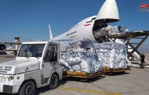 وصول أربع طائرات إماراتية وإيرانية وعمانية محملة بالمساعدات إلى مطار دمشق