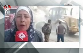 شاهد.. مراسلة العالم تؤكد إنتشال منكوبي حلب السورية