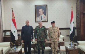 العماد عباس يستقبل مبعوث وزير الدفاع العراقي
