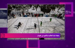 بطولة كرة الطائرة بالثلوج في طهران