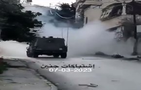 شاهد.. سرايا القدس تنشر فيديو لحظة استهداف آلية عسكرية بالعبوات في جنين