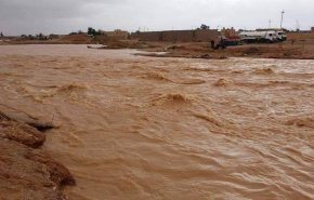 غرق الشوارع في صلاح الدين وقطع طريق تكريت - طوز خورماتو
