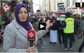 گزارش العالم از تظاهرات ضد "اسرائیلی " در لندن +فیلم