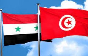 شاهد.. اعادة فتح السفارة السورية في تونس