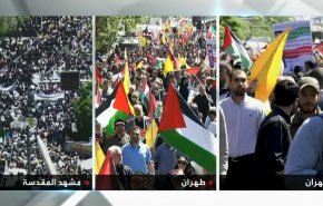 شاهد.. رسالة الشعب الايراني في مسيرات يوم القدس العالمي