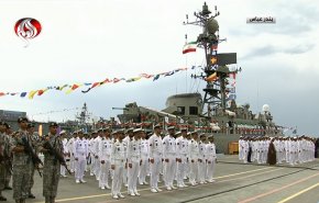  احتفال مهيب باستقبال الدورية 86 للجيش الإيراني في ميناء بندر عباس