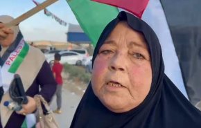 شاهد.. رسالة مؤثرة من سيدة فلسطينية لكيان الاحتلال