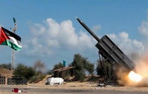 آزمایش موشکی مقاومت فلسطین در نوار غزه