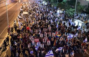 بالفيديو..تواصل مظاهرات اسرائيلية ضد حكومة نتنياهو للأسبوع الـ 24