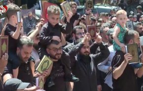 آلاف اللبنانيين يلبون دعوة السيد نصر الله للإعتصام بشجب الإساءة للمسلمين 