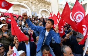 جبهة الخلاص الوطني التونسية تحتج ضد الرئيس 'قيس سعيد' + فيديو