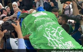 مراسم تشييع جثمان الشهيد محمود أبو سعن في الضفة
