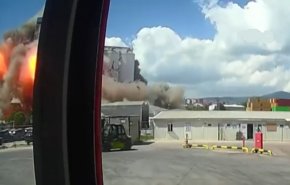 بالفيديو.. انفجار ضخم يهز ميناء تجاريا في تركيا