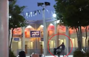 فیديو جديد للحظة القبض على منفذ الهجوم على مرقد شاهجراغ  